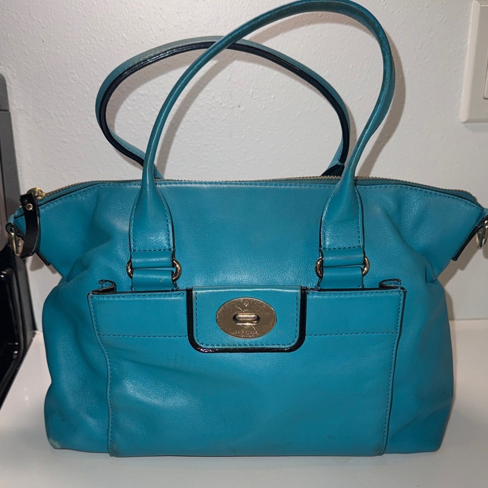 Kate Spade Teal Leather Handbag